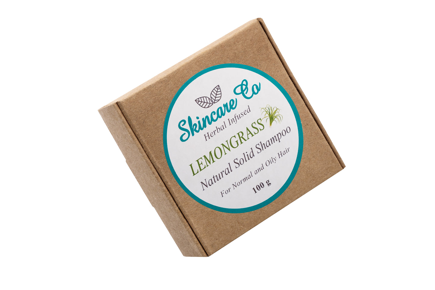 Lemongrass Natural Solid Shampoo for Normal to Oily Hair and Sensitive Scalp